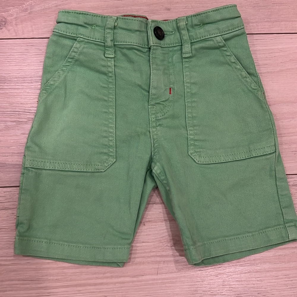 MINI BODEN Set of 2 Carpenter Jean Shorts 4Y - Picture 7 of 11